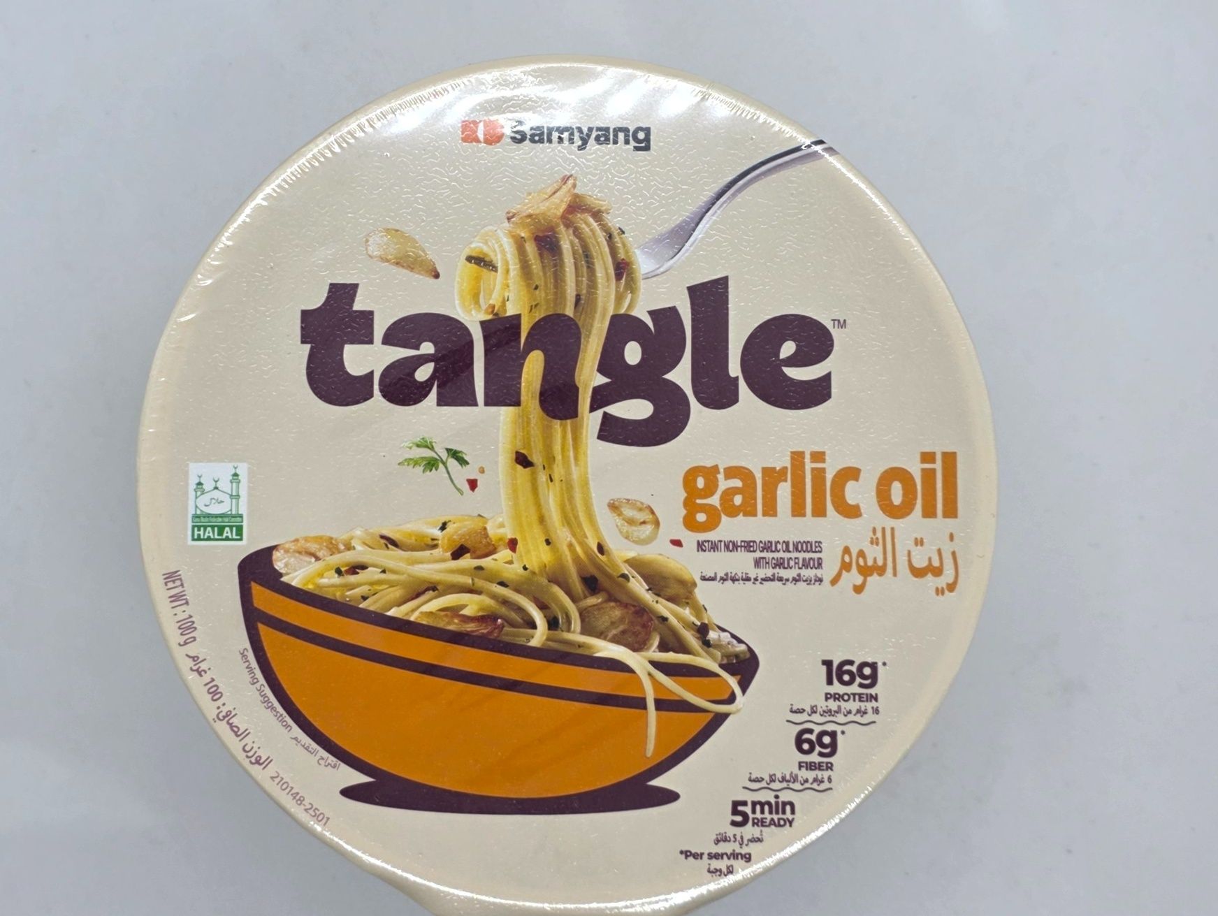 تانجل نودلز بزيت الثوم سريعة التحضير 105 جرام
