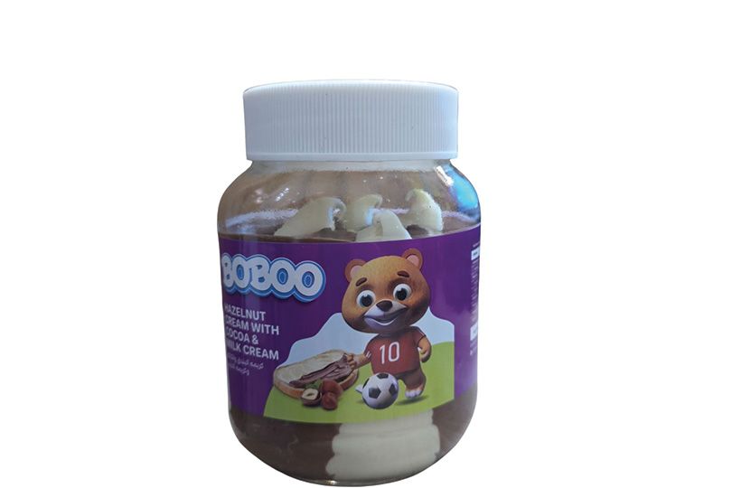 بوبو سبريد كريمة البندق والحليب 350 جم