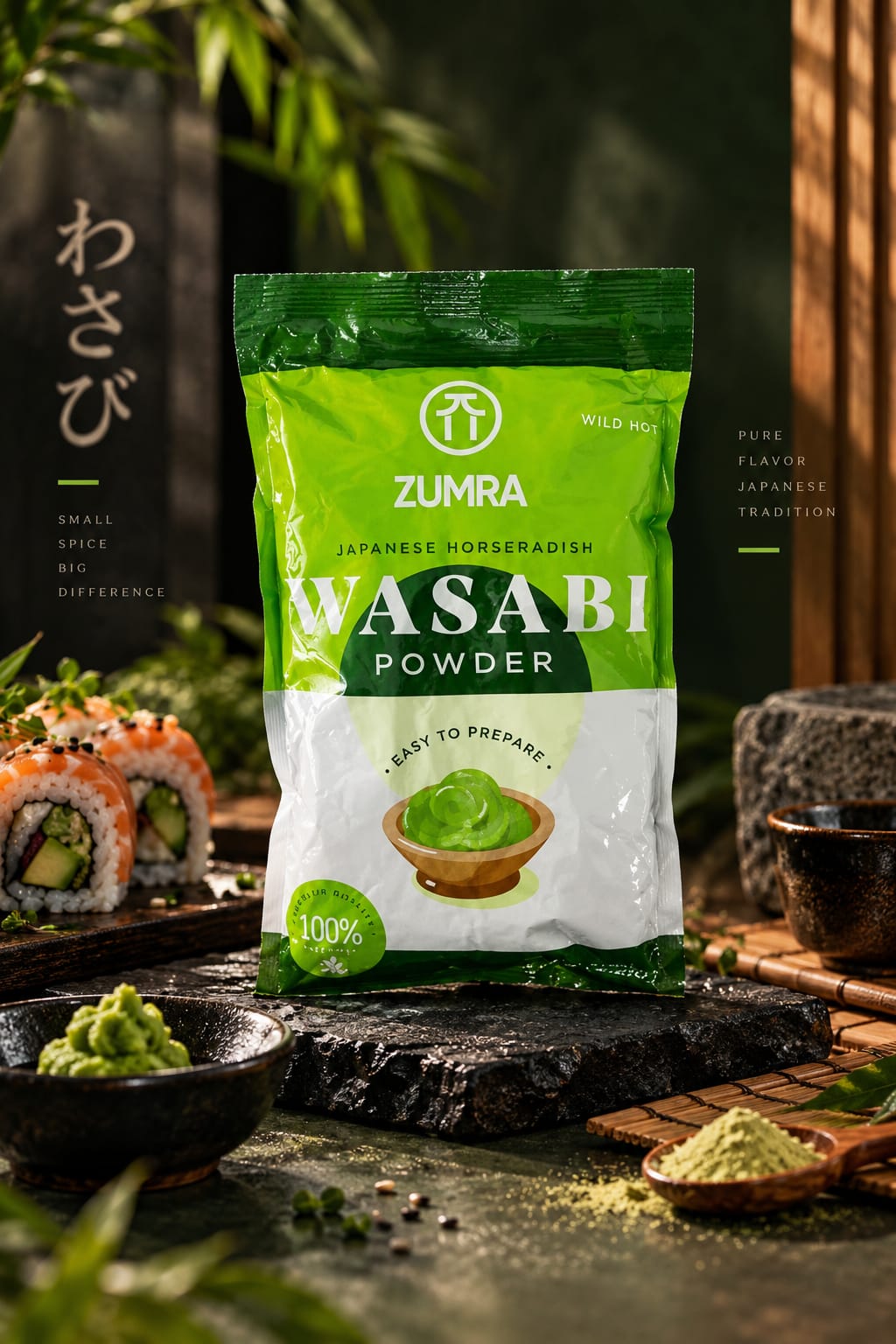 وسابي بودر من زمرا – 1 كجم