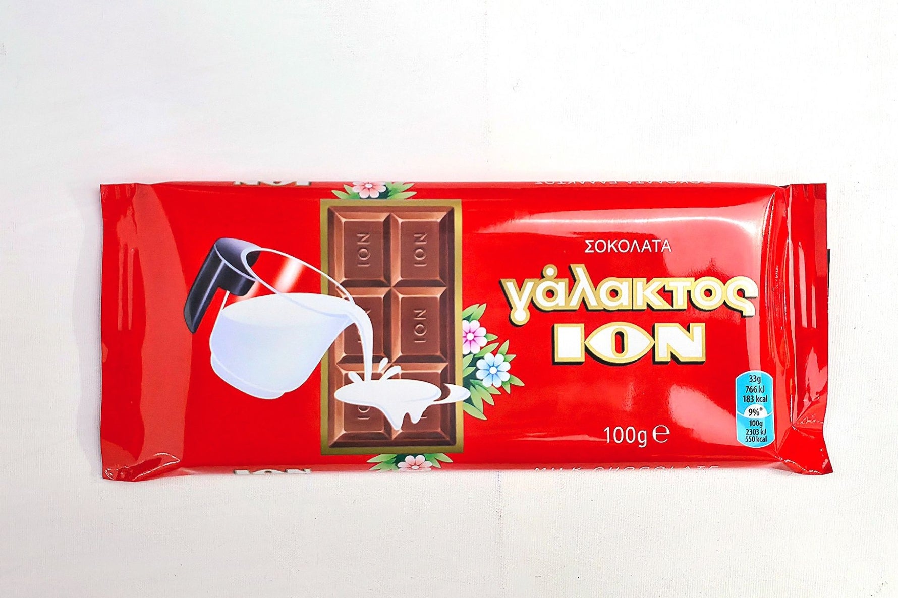 شيكولاته حليب 100 جرام من أيون اليونانية