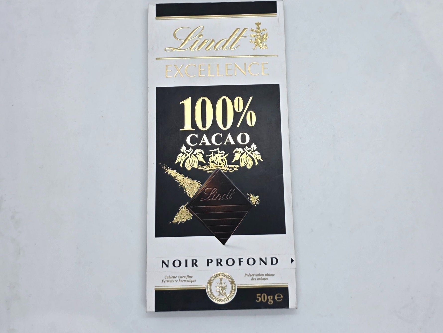 شيكولاتة ليندت 100فى100 كاكاو 50 جرام